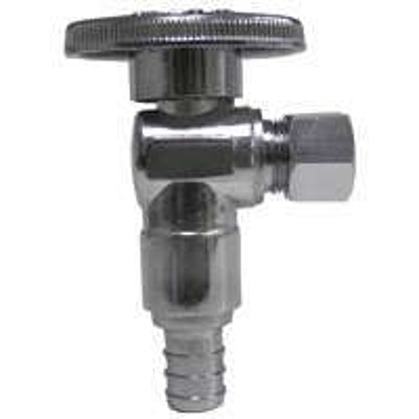 Plumb Pak PP2882LF/PBQT250 Stop Valve, 1/2 x 3/8 in Connection, PEX x Compression, Manual Actuator, Brass Body