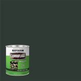 Rust-Oleum 379560 Paint, Water Base, Flat Sheen, Flat Deep Forest Green, 1 qt, 50 to 90 sq-ft/qt Coverage Area, Pack of 2