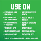 Rust-Oleum 379560 Paint, Water Base, Flat Sheen, Flat Deep Forest Green, 1 qt, 50 to 90 sq-ft/qt Coverage Area, Pack of 2