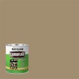 Rust-Oleum 379562 Paint, Water Base, Flat Sheen, Flat Khaki, 1 qt, 50 to 90 sq-ft/qt Coverage Area, Pack of 2