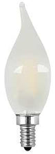 Feit Electric BPCFF40950CAFIL/2 Filament LED Bulb, Decorative, BA10 Lamp, 60 W Equivalent, E12 Candelabra Lamp Base, Pack of 6