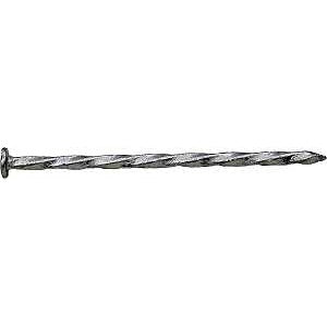 ProFIT 0010159 Deck Nail, 8D, 2-1/2 in L, Steel, Hot-Dipped Galvanized, Flat Head, Spiral Shank, 25 lb