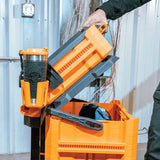 Klein Tools MODbox Series 54300MBX Small Toolbox, 75 lb, Polymer, Orange, 22 in L x 19.1 in H Outside