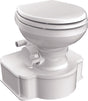 Dometic 312500001 M65-5000 All-In-One Marine Toilet, White w/Wood Seat