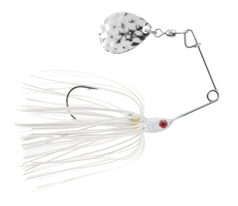 blaze BLSP18-8 Fishing Lure, Classic Mini Spinnerbait, Silicone, White Lure
