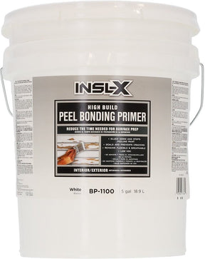 Insl-X High Build BP-1100-099-05 Peel Bonding Primer, Flat, White, 5 gal