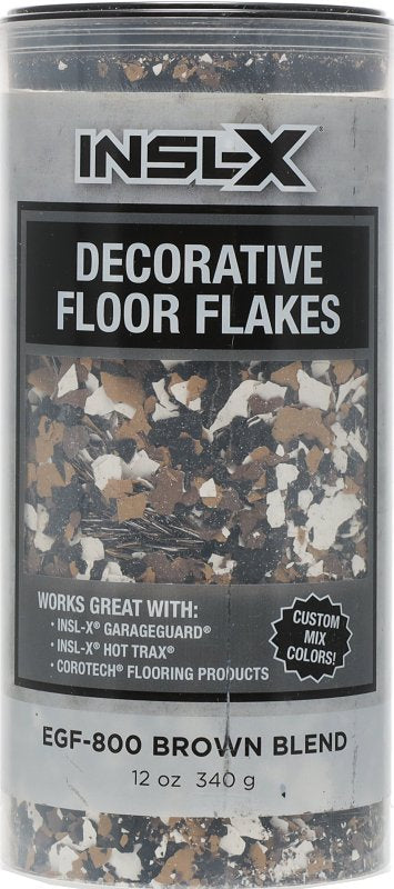 Insl-X EGF800099-EA Floor Flake, Brown Blend, Pack of 6