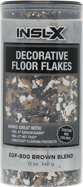 Insl-X EGF800099-EA Floor Flake, Brown Blend, Pack of 6
