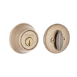 Kwikset 660 Series 660 5 6AL STR KP K3 Deadbolt, 3 Grade, Keyed Key, Zinc, Antique Brass, 2-3/8, 2-3/4 in Backset, Pack of 3