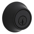 Kwikset 660 Series 660 514 SMT 6AL STR KP Deadbolt, 3 Grade, Keyed Key, Zinc, Matte Black, 2-3/8, 2-3/4 in Backset