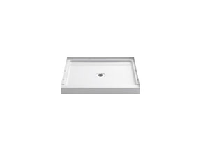 Sterling Guard+ Series 72301100-0 Shower Base, 36 in L, 34 in W, 4-3/16 in H, Vikrell, White, Alcove Installation