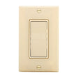 Eaton Wiring Devices 7500 Series 7501V Rocker Switch, 15 A, 120/277 V, Lead Wire Terminal, Ivory