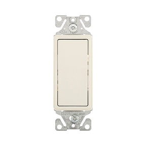 Eaton 7503 Series 7503LA 3-Way Decorator Rocker Switch, 15 A, 120/277 V, 3-Way, Back Wire, Push Wire Terminal