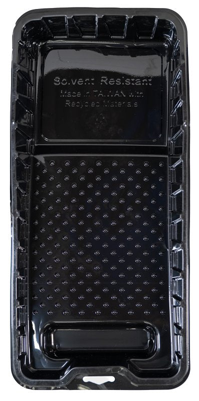 Linzer RM 104-0400 Mini Roller Tray, 4 in W, Plastic, Black