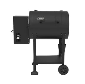 Coleman CO-700PG Pellet Grill, 480 sq-in Primary Cooking Surface, 210 sq-in Secondary Cooking Surface, Shelf Storage