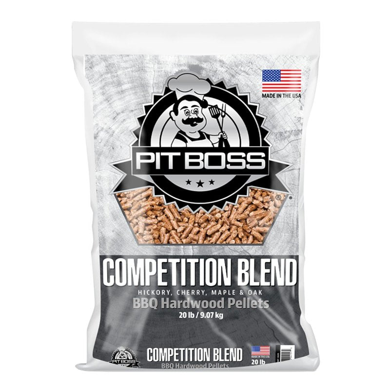 Pit Boss 55235 Competition Blend Pellets, 20 lb, Bag, Wood