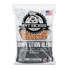 Pit Boss 55435 Competition Pellet, 40 lb, Bag, Hardwood