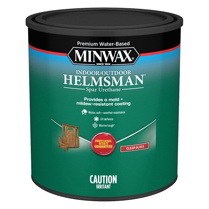 Minwax Helmsman CM4304004 Spar Urethane Varnish, Gloss, Clear, 946 mL, Pack of 4