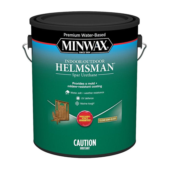 Minwax Helmsman CM4308004 Spar Urethane Varnish, Semi-Gloss, Clear, 3.78 L, Pack of 2
