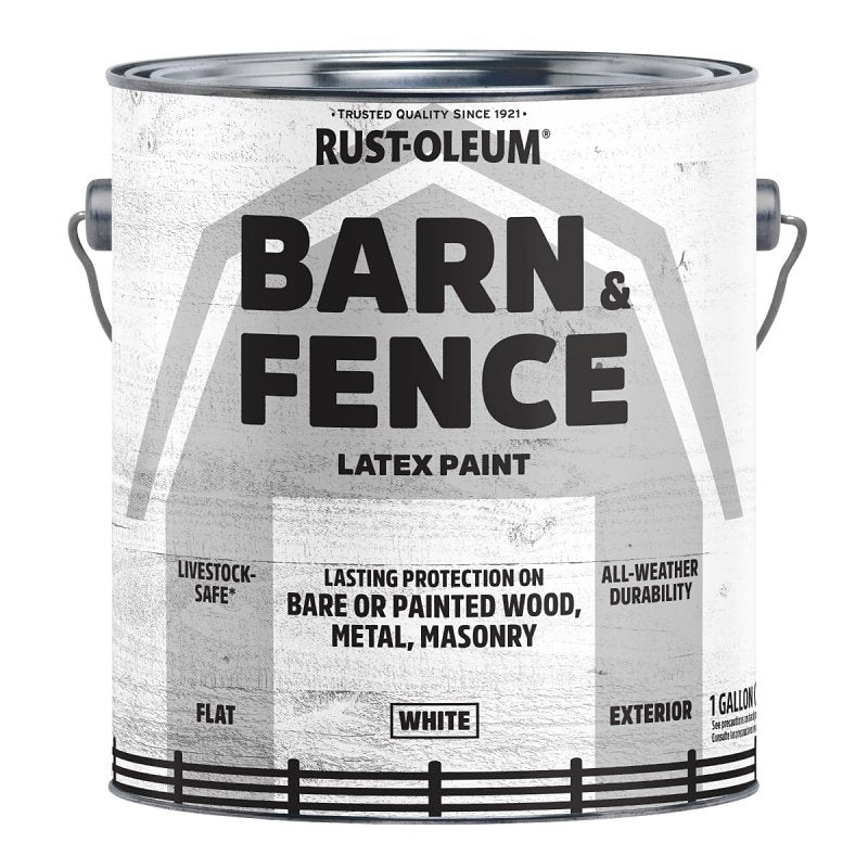 BARN & FENCE PAINT FLT WHT 1GA, Pack of 2
