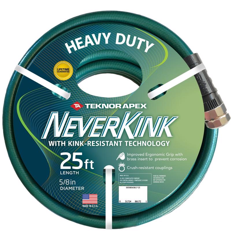 Teknor Apex NeverKink 5/8 in. D X 25 ft. L Heavy Duty Garden Hose