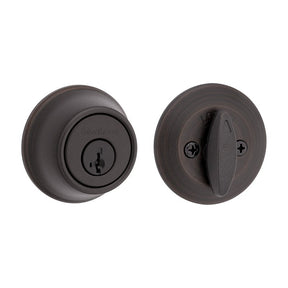 Kwikset 660 Series 660 11P SMT 6AL STR KP Deadbolt, 3 Grade, Keyed Key, Zinc, Venetian Bronze, 2-3/8, 2-3/4 in Backset, Pack of 3