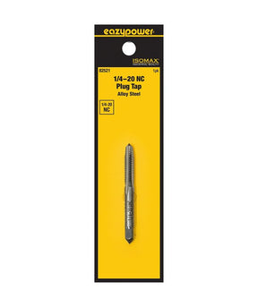 Isomax 82521 Fractional Tap, 1/4-20 Thread, NC Thread, Plug Chamfer, Tungsten Steel
