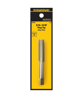 Isomax 82532 Fractional Tap, 9/16-18 Thread, UNF Thread, Plug Chamfer, Tungsten Steel