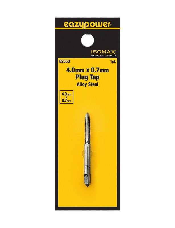 Isomax 82553 Tap, M4x0.7 Thread, Plug Chamfer, Tungsten Steel