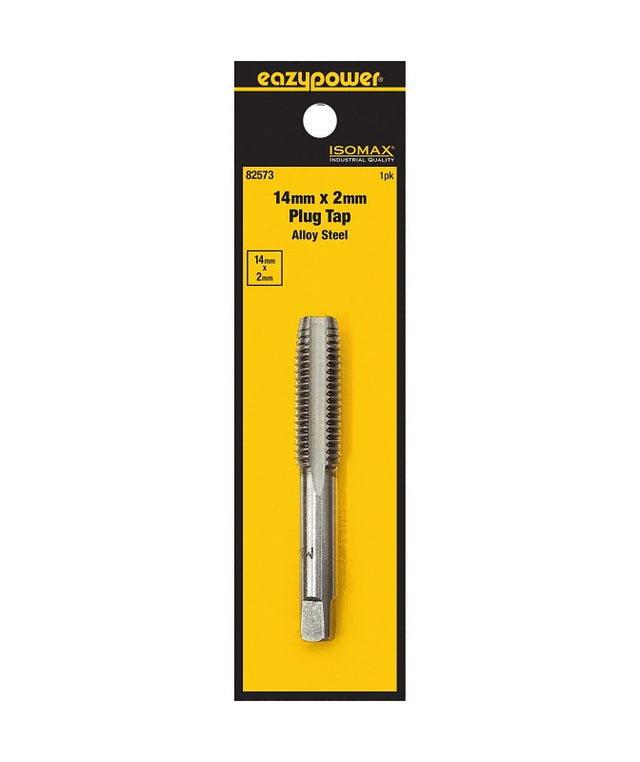 Isomax 82573 Tap, M14x2 Thread, Plug Chamfer, Tungsten Steel