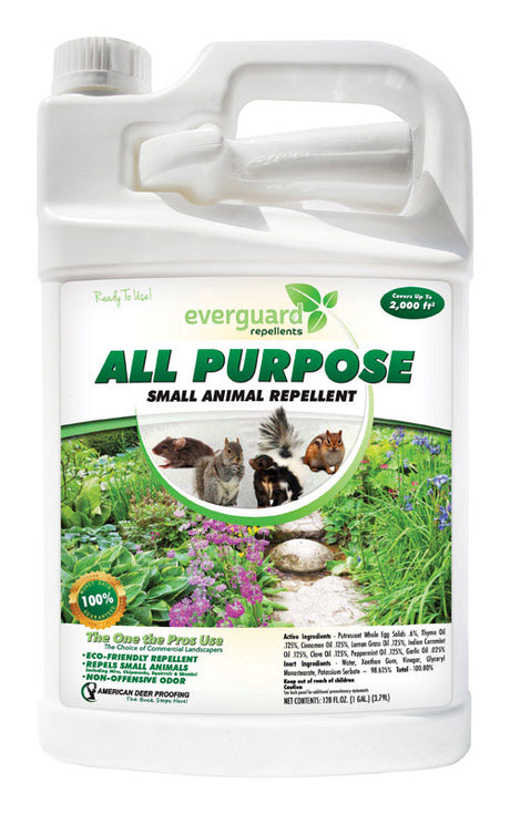 Everguard Repellents Animal Repellent Spray For Most Animal Types 1 gal, Pack of 4