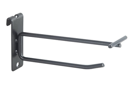 ProSource DR4CA Double Display Hook, Steel, Black, Pack of 40