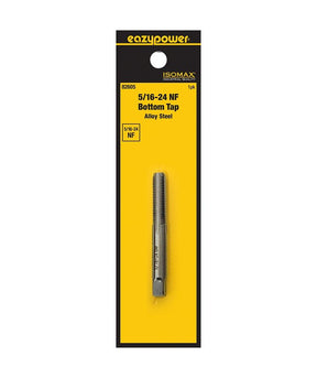 Isomax 82605 Fractional Tap, 5/16-24 Thread, NF Thread, Bottom Chamfer, Tungsten Steel