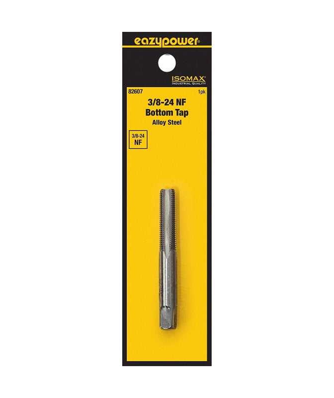 Isomax 82607 Fractional Tap, 3/8-24 Thread, NF Thread, Bottom Chamfer, Tungsten Steel