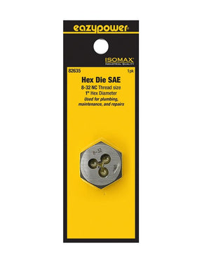 Isomax 82635 Machine Die, #8-35 Thread, NC Thread
