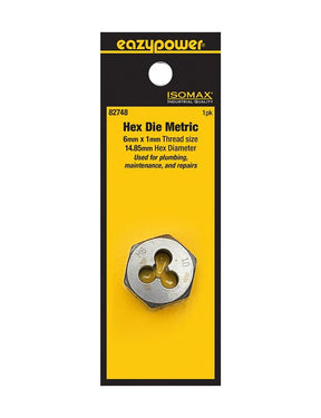 Isomax 82748 Plug Die, M6x1 Thread, Metric Thread