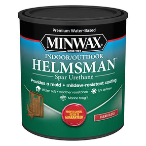 Minwax Helmsman 613-7095 Spar Urethane, Gloss, Liquid, 1 qt