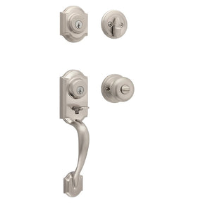 Kwikset Montara, Signature Series 553MNHXJ 15 SMT RBP Handleset with Juno Knob, Traditional Lock, Arch Handle, 1 Grade