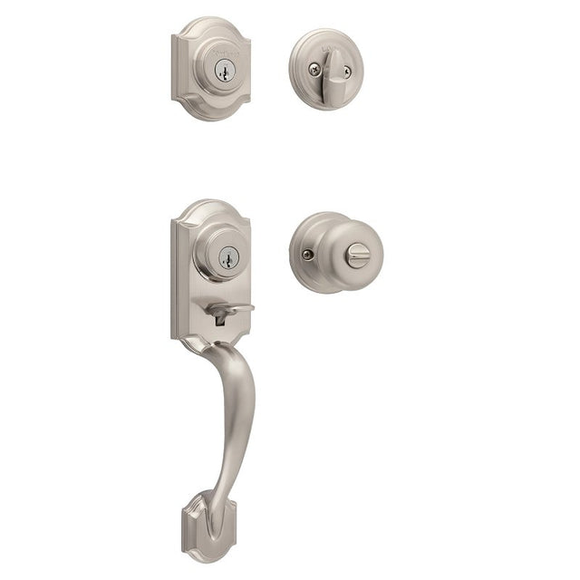 Kwikset Montara, Signature Series 553MNHXJ 15 SMT RBP Handleset with Juno Knob, Traditional Lock, Arch Handle, 1 Grade