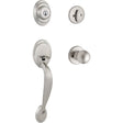 Kwikset Dakota Series 687 DAXP 15 SMT Combination Lockset, Satin Nickel, 3 Grade, Re-Key Technology: SmartKey