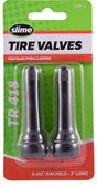 Slime 2081-A Tire Valve, 0.453 in Dia Rim Hole, Rubber