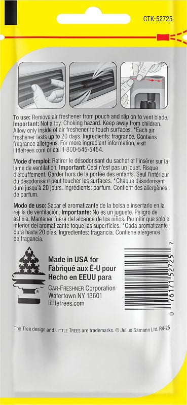 Little Trees CTK-52725-24 Air Freshener, Caribbean Colada, Pack of 4