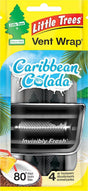 Little Trees CTK-52725-24 Air Freshener, Caribbean Colada, Pack of 4