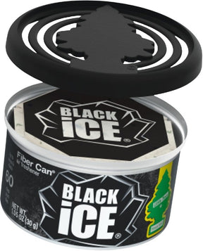 Little Trees UFC-17855-24 Air Freshener, 1.05 oz, Solid, Black Ice