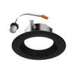 Halo LTT406FSMB Recessed LED Trim, Plastic Lens, Plastic Body, Black, Matte
