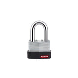 Kwikset 90260-144 Padlock, Keyed Different Key, 0.37 in Dia Shackle, 1-1/2 in H Shackle, Hardened Steel Shackle