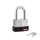 Kwikset 90260-144 Padlock, Keyed Different Key, 0.37 in Dia Shackle, 1-1/2 in H Shackle, Hardened Steel Shackle