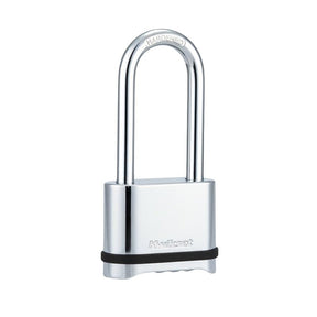 Kwikset 90260-205 Padlock, No Key, 0.31 in Dia Shackle, 2-1/4 in H Shackle, Steel Shackle, Zinc Body, Chrome