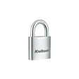Kwikset 90260-400 Padlock, Keyed Different Key, 0.2 in Dia Shackle, 5/8 in H Shackle, Hardened Steel Shackle
