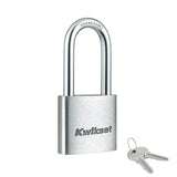 Kwikset 90260-425 Padlock, Keyed Different Key, 0.24 in Dia Shackle, 1-1/2 in H Shackle, Hardened Steel Shackle